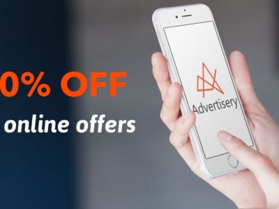 Advertisery.com branding by Nameloft
