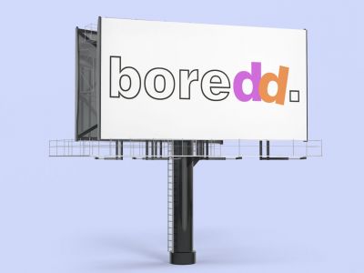 Boredd.com branding by Nameloft