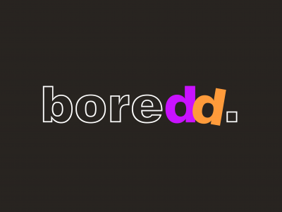 Boredd.com branding by Nameloft