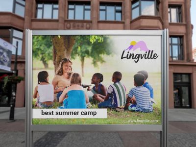 Lingville.com branding by Nameloft